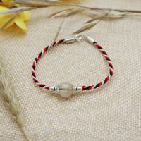 Gelang Tridatu Perak Bali / Gelang Tridatu Perak Rambut Sedana Keberuntungan(Free Item) Gelang dewas