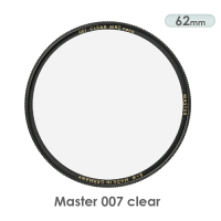 ◎相機專家◎ B+W Master 62mm 007 Clear MRC 純淨濾鏡超薄高硬度奈米 捷新公司貨【跨店APP下單最高20%點數回饋】