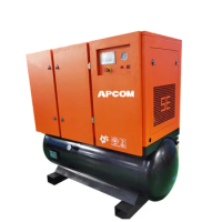APCOM 22kw High Pressure Screw Aircompressor Laser Cutting Air Compressor 16 bar 16bar For Laser Cutting Machine