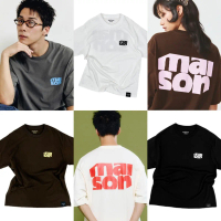 maison KEEPS | The Oversized Box Logo Tee | Unisex | เสื้อยืด oversized ผ้านุ่มพิเศษ