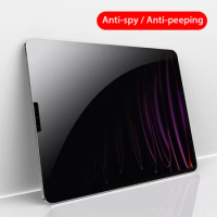 Screen Protector Tempered Glass For iPad Pro 11 12.9 12 9 Air 4 5 10.9 For iPad 10th 9th Generation Anti-peep Removable Anti-spy