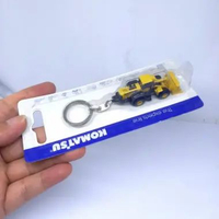diecast alat berat komatsu wheel loader gantungan kunci