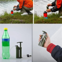 Mini Water Filter Pump - Alat Survival Pompa Mini Saring Air Bersih