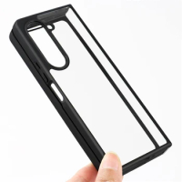 For Samsung Galaxy Z Fold 5 Case Silicone TPU Transparent Shockproof Capa Samsung Z Fold 5 Cover Z Fold 5 Cover Phone Protector