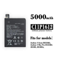 C11P1612 Latest Battery For ASUS Zenfone 3 Zoom ZE553KL Zenfone4 Max pro ZC554KL Z01HD Z01HDA 5000mAh High Capacity