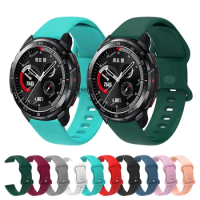 22mm Bracelet For Honor Watch GS Pro/GS 3 Silicone Sport Replacement Band For Honor Watch 4 Pro/Magic 2 46mm/Huawei GT 2 Strap