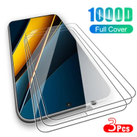 3pcs HD Tempered Glass For Xiaomi Poco X6 Pro Anti-Scratch protective glass pocophone X6pro X 6pro screen protector 6.67 inches