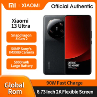 Global Rom Xiaomi 13 Ultra 5G Smartphone 5000mAh 2K 6.73" Screen 90W Snapdragon 8 Gen 2 IP68 Waterproof 50MP Quad Camer NFC