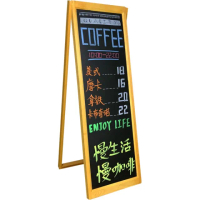 【秀艾迪】立式小黑板 廣告板 落地鏡黑板 戶外門口看板(寫字板 落地式海報支架 手寫菜單展示牌lmx)