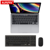 AJIUYU Bluetooth Keyboard For Lenovo ThinkPad DELL HP Asus Acer Samsung LG HUAWEI Surface Laptop Notebook Tablet 2.4G Wireless