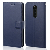 For Sony Xperia XZ4 case Flip Leather &amp; silicone back Skin stand capa For Sony Xperia XZ4 cover phone funda pouch bag