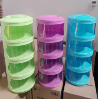 Tudung Saji 4 Susun, Rak Penutup Makanan Lauk, Food Storage Multilayer BISA COD Dapat disesuaikan Da