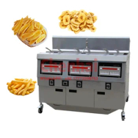 professional gas gaz deep frier fryer for chips commercial chips frying machine deep fryer