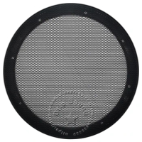 For 8" Inch Speaker Grill Cover Hige-grade Car Home Audio Conversion Net Decorative Circle Metal Mesh Protection 223mm #Black