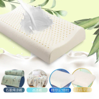 【Green 綠的寢飾】買1送1 特大型乳膠枕/記憶枕/精梳棉可水洗飯店枕/涼被/冰冰被_多款任選