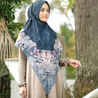 Fisura Scarf Khimar Printing Syari Harmony 39 Motif Baru harmony 28