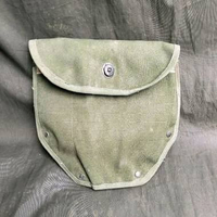 tas sekop kanvas jadul sarung sekop kanvas hijau cover sekop pouch sekop wadah sekop koleksi militer