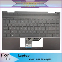 New Original For HP Spectre X360 13-AE TPN-Q199 Laptop Palmrest Case Keyboard US English Version Upper Cover