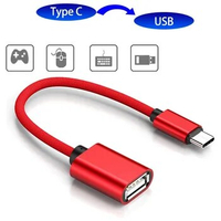 USB Type-C OTG Adapter Cable for Samsung Galaxy Tab S8 S4 S5e S6 S7 Lite A 8.0 8.4 10.1 10.5 A7 USB C Cable Tablet OTG Converter