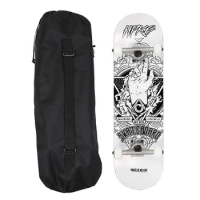 87cm Long Skateboard Bag Double Rocker Longboard Fish board Cover Skateboarding Bag Oxford Waterproof Carrying Backpack Bag
