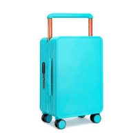 20Inch Rolling Luggage Laptop Trolley Suitcase Bag On Wheels Portable Boarding Roller Luggage Password Trolley Luggage Bag