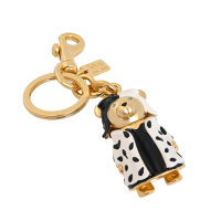 COACH Disney X Cruella庫伊拉小熊掛扣單環鑰匙圈