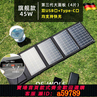 【台灣公司 可打統編】德國WOLF野狼新款單晶硅太陽能電池板戶外便攜折疊包手機充電發電