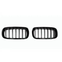 1pair Front matte black Kidney Racing Grille Grill For 2014-2017 BMW F15 F16 X5 X6