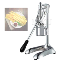 Long 30cm Fries Maker Super Long French Fries Stainless Steel Potato Chips Noodle Squeezer Extruders Matching Basket Kit