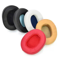 Protein Leather Ear Pads Sponge Soft Earbuds Cover Headset Earmuffs for Skullcandy Crusher Wireless/Crusher ANC/Hesh3