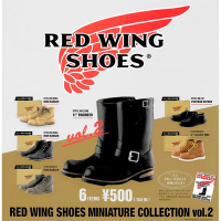 全套6款 日本正版 RED WING 紅翼品牌系列鞋 P2 扭蛋 轉蛋 迷你皮靴 迷你靴子 kenelephant - 410903