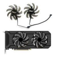 2 fans brand new for PALIT GeForce P106-100 GTX1060 1070 1070ti 1080 dual OC graphics card replacement fan GA91S2U