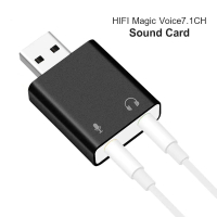 [COD] External USB 3D Sound Card HiFi Magic Voice 3D Audio 7.1 Dongle Transmitter Receiver Bluetooth