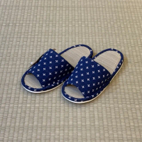 【IKEHIKO】詩織刺繡藺草拖鞋 M號(日本拖鞋 冬天拖鞋 清爽拖鞋 露趾拖鞋 室內拖鞋 天然材質)