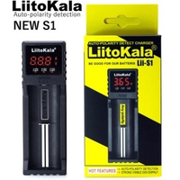 LiitoCatala Lii-S2 LCD pengecas bateri 2 Slot untuk 10440 18350 18490 18650 20700 21750 22650 25500