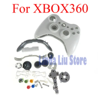 1set Housing shell Case with All Parts Button Full Shell for Xbox360 XBox 360 Joystick Wired Wire Controller Cover