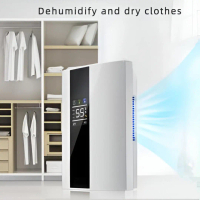 Dehumidifier Moisture Absorber LED Display 2.2L