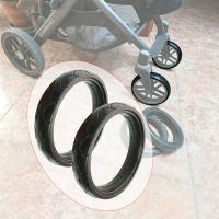 2025 Bánh xe buggy cho xe đẩy Uppababy Vista, bánh trước PU không săm, phụ kiện thay thế cho xe đẩy 