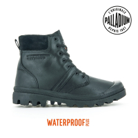 PALLADIUM PALLABROUSSE CUFF WP+皮革防水靴-中性-黑