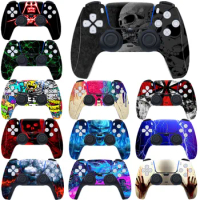 Skin Sticker For SONY PlayStation 5 Game Controller Dustproof Non-slip Protector Stickers Skin Decal For PS5 Console Accessories