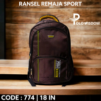 774 Ransel Remaja Sport Polo Wisdom – Tas Gendong Pria Wanita High Quality untuk Sekolah & Kerja Bac