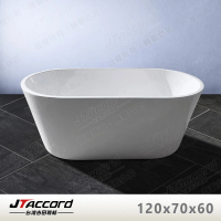 【JTAccord 台灣吉田】01335-120 橢圓形壓克力獨立浴缸