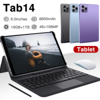 100% Original Mi Tab14 Tablets Android12 16GB 1T 8.0 Inch Tablet pc 5G Dual SIM Phone Call GPS Bluetooth WiFi WPS Tablet New pad