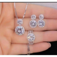 set aksesoris perhiasan titanium dewasa terbaru