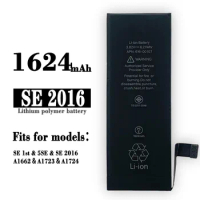 Replacement battery for IPHONE 5SE SE 2016 1st large capacity 1624mAh mobile phone batteries