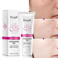 Effective Exfoliating Cream Whitening Moisturizer Pore Acne Scrub Care Cleansing Skin Facial Beauty 40g Blackhead H9Q3