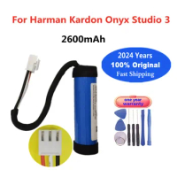 2024 Years Original Battery For Harman Kardon Onyx Studio 3 Studio3 Speaker Player PR-633496 2600mAh Batteries Bateria + Tools