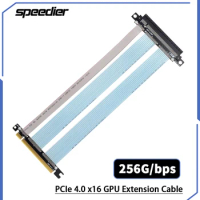 Riser 256G/bps PCIe4.0 x16 GTX3080ti RX5700xt Graphics Card Extension Cable 3M PCI-E 4.0 16x High Speed Riser GPU Cables