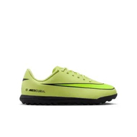 Nike HO25 Jr. Mercurial Vapor 16 Club Little/Big Kids' Turf Low-Top Soccer Shoes GREEN (FQ8287-300) 