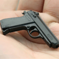 1/6 Scale 4D PPK Pistol Plastic Model Soldier Accessory Weapon Gun Simple Model for 12" Action Figure